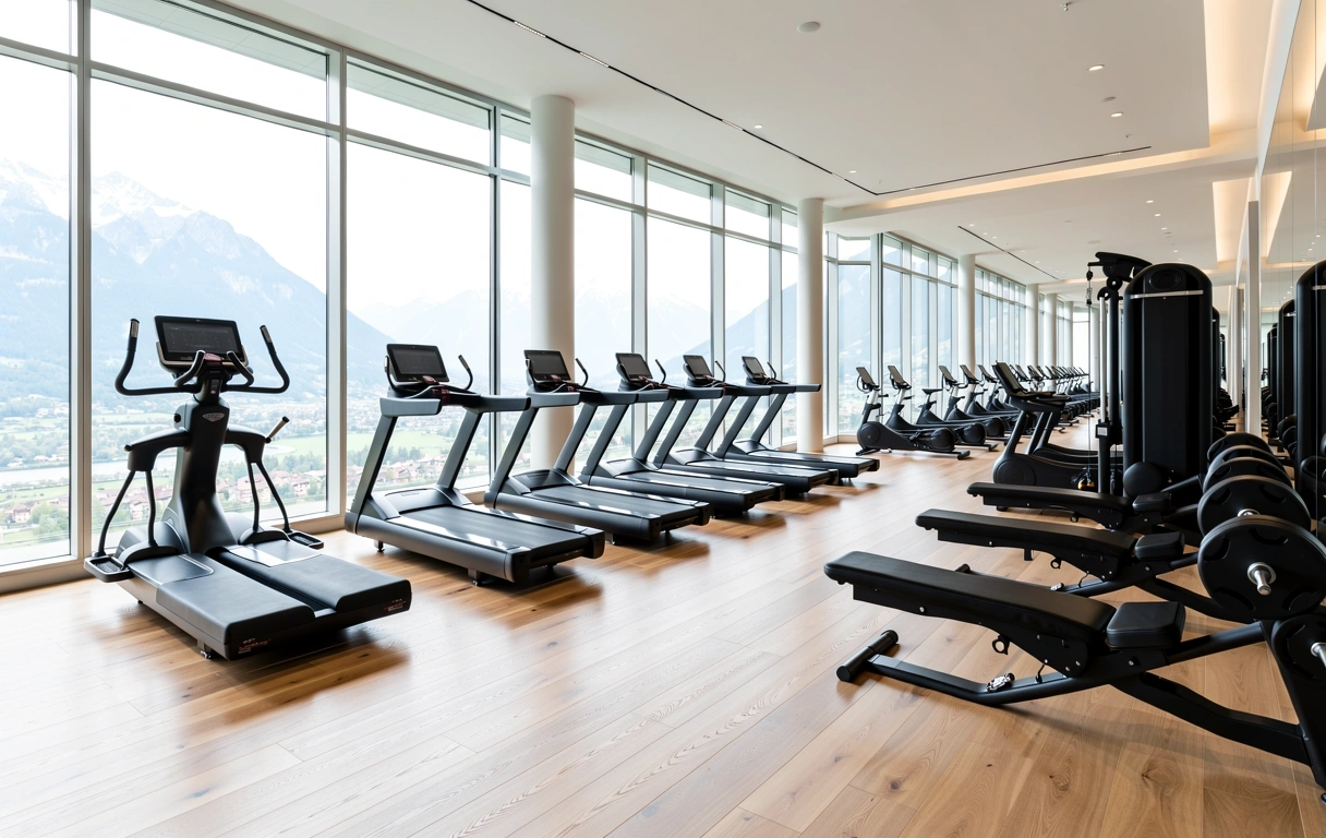 Premium Fitnessumgebung Lugano